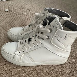 Zadig Voltaire White Hightops